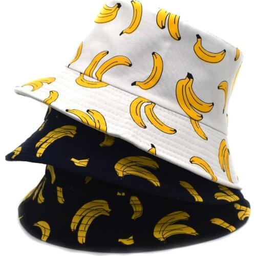 YOYOCORN New Ladies Summer Sunscreen Panama Sun Hats Outdoor Fisherman Hats Double-sided Mens And Womens Cotton Bucket Hats