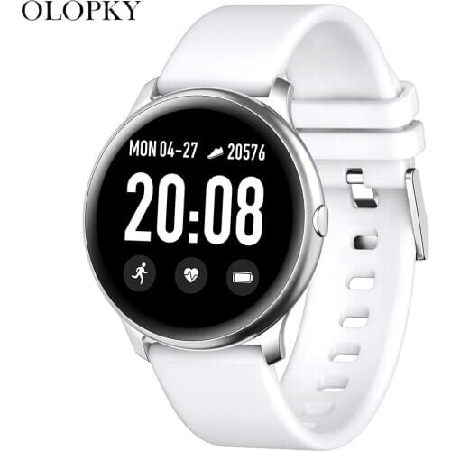 Sport Fitness Smart Watch Heart Rate Blood Pressure Life Waterproof Clock Display Rough Screen Sport Record Support Android Ios