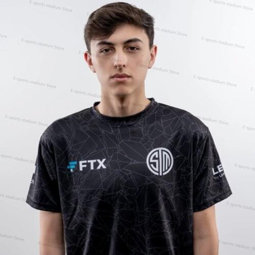 TSM 2021 Professional Jersey Team SoloMid T-shirt TSM Jersey DOTA LOL League Tees CSGO PUBG Short Sleeve TSM Supporter Shirt