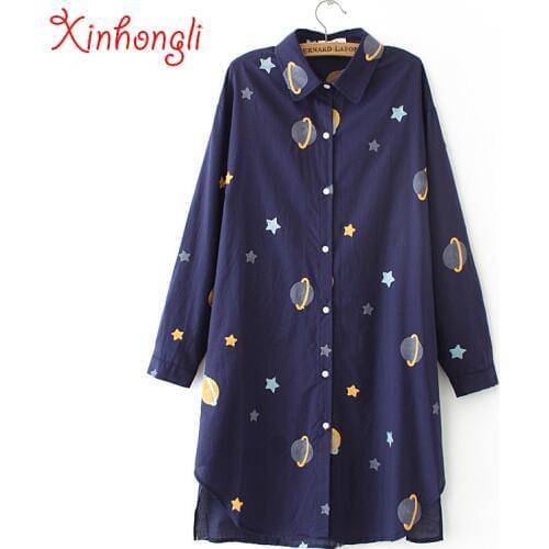 Xinhongli Long Blouses