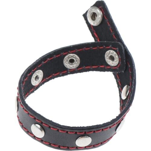 Delay Ejaculation Penis Rings Adjustable Penis Belt Cock Rings Fasten Leather Time Sex Toys For Men Sex Products