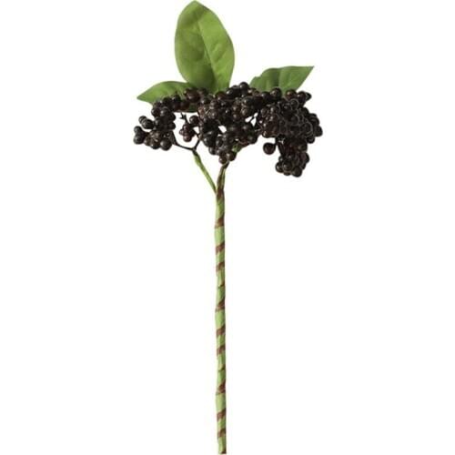 1PC Christmas Berry Stem Decorative Plastic Berry Pick Artificial Berry For Home Decor DIY Xmas Party Home Decoration
