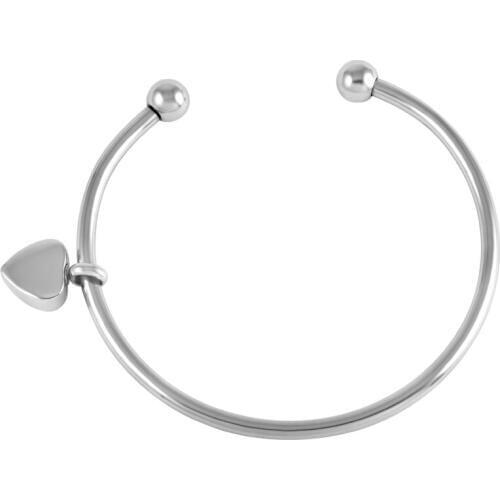 10Pcs/lot Bend Polished Beads Bracelet Cuff Bangle Memorial Jewlery Cremation Jewelry for Ashes Urn Charms