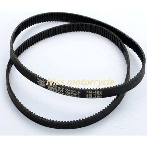 2P Small childrens toy electric scooter, transmission belt, toothed belt, 3M 420 m