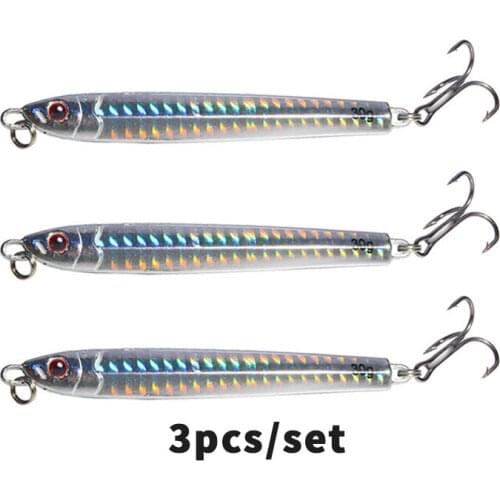 3pcs 9cm Minnow Fake Spinners Lures Mackerel Pike Sea Fishing Metal Hard Baits Artificial Fishing Lures Accessories