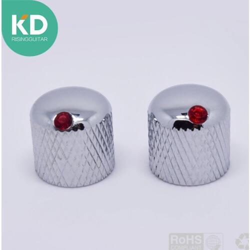 3 PC per pack electric Guitar and Bass metal knobs volume knob tone knob chrome with mark