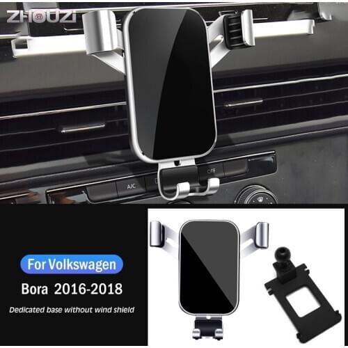 Car Mobile Phone Holder Special Air Vent Mounts Stand GPS Navigation Bracket For Volkswagen VW Bora 2016-2018 Car Accessories