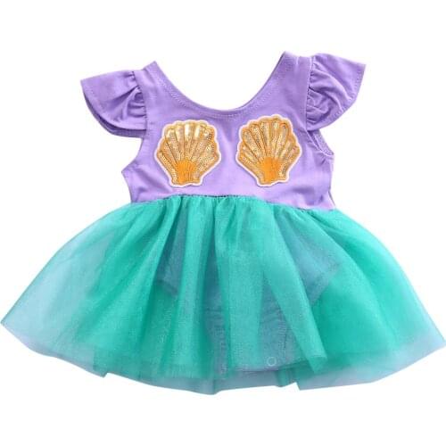 Princess Newborn Baby Girls TuTu Romper Dresses One Pieces Jumpsuit Outfits Summer Girl Sundress Lovely Casual Dress