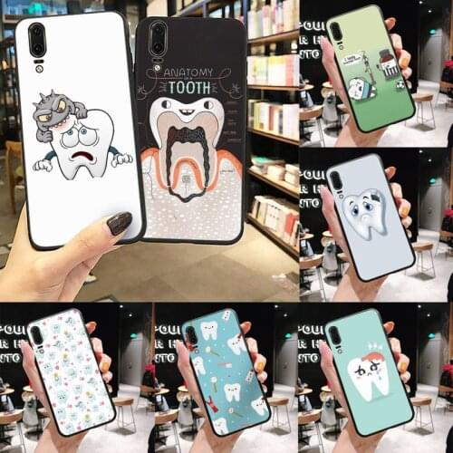 NEW ARRIVAL Dental Definitions tooth phone Case cover Shell Funda For Huawei P9 P10 P20 P30 Lite 2016 2017 2019 plus pro P smart