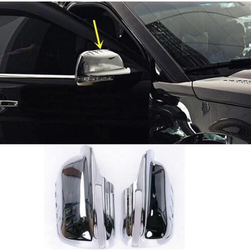 2pcs ABS Rearview Mirror Cover For Ford Explorer 2016