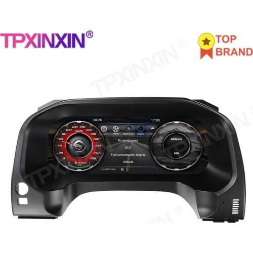 Android 9.0 Digital Cluster Virtual Cockpit For TOYOTA LAND CRUISER Prado 150 2010-2020 Dashboard Speed Screen Multimedia Player