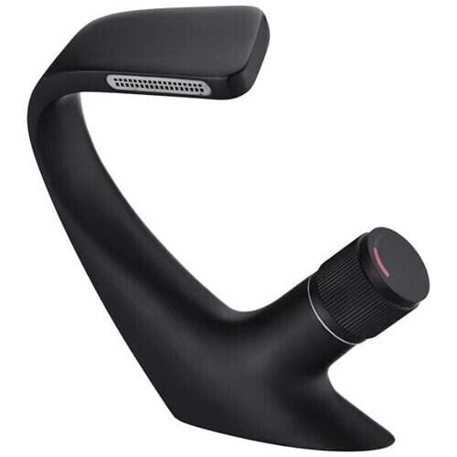 European Waterfall Tap Single-hole Basin Tap Brass Bathroom Washbasin Black Tap Deck Mounted Single Hole Bath Tap Au86