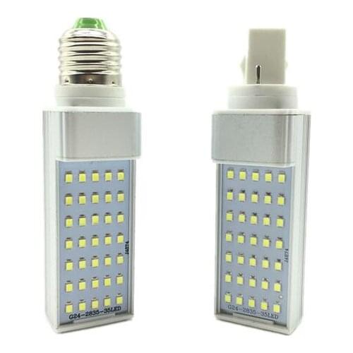 G24 LED Bulbs 5W 7W 9W 11W 13W 15W E27 LED Corn Bulb Lamp Light SMD 2835 Spotlight 180 Degree AC85-265V Horizontal Plug Light