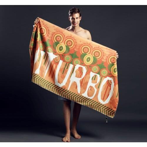 Hiturbo170X90cm microfiber suede beach towel softness water absorption quick dry swimming towel traveling portable