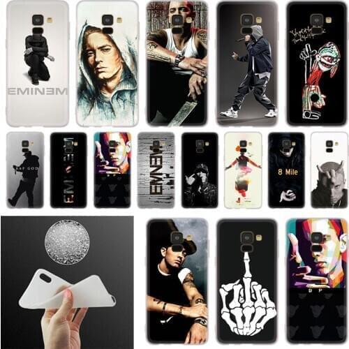 Hip Hop Rapper Eminem Phone Case For Samsung Galaxy A10 A20 A30 A40 A50 A60 A70 A6 A8 Plus A7 A9 2018 A3 A5 2017 Soft Cover