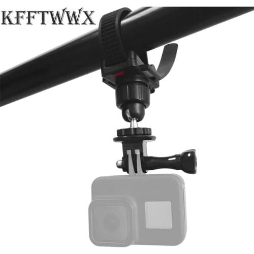 KFFTWWX Sturdy Durable Roll Bar Zip Mount for GoPro 9 8 7 6 5 4 Black Fits Cage Handlebar Seatpost Bike Convenient Practical