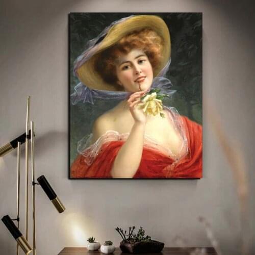 Emile Vernon Beautiful Wallpaper Wall Art Canvas Painting Posters Prints Modern Painting Wall Picture For Living Room Home Decor