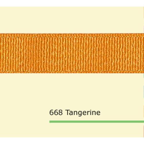 0.25" inch (6mm) silver glitter Tangerine grosgrain ribbons
