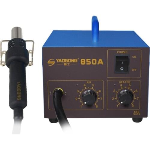 YAOGONG 850A Small air pump hot air gun removal and welding platform hot air machine home mobile computer maintenance