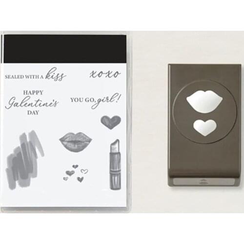 Kiss Metal Cutting Dies and Stamps Stencils for Scrapbooking Photo Album Card Paper Embossing Craft DIY