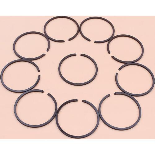 10pcs/lot Piston Ring Set For String Hedge Trimmer Strimmer Chainsaw Garden Tool Replace Spare Part 33mm x 1.5mm