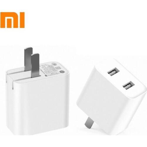 Original Xiaomi USB Quick charger 3.0 QC3.0 wall fast charger 2USB dual usb Travel Charger for iPhone Samsung huawei HTC Phone