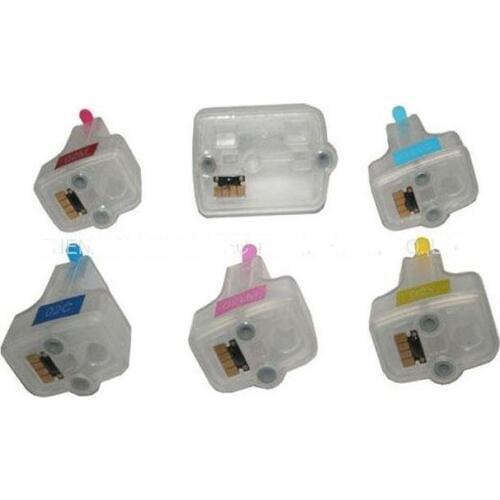 Vilaxh 02 Refillable Ink Cartridge with Chip Replacement for hp 02 Photosmart 3110 3210 3310 C5180 C6150 printer