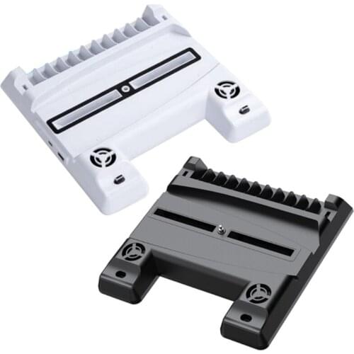Game Console Cooling Stand Charging Dock Game Disc Handle Bracket Holder for PS5 Game Accessories