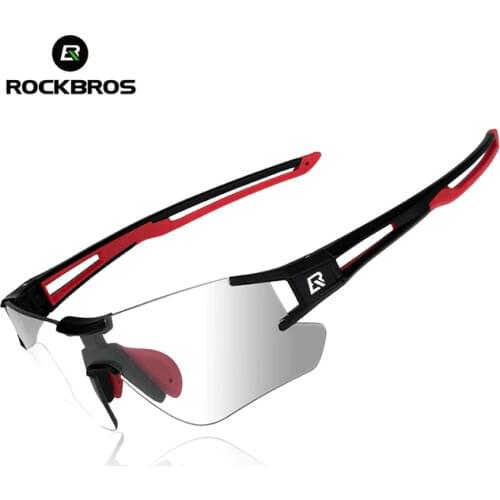 ROCKBROS Photochromic Cycling Glasses Sports Mens Sunglasses Bike Bicycle Glasses MTB Road Cycling Eyewear Protection Goggles