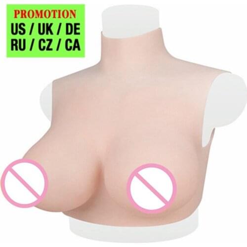 Silicone Breast Form Realistic Fake Tits Boobs Chest Enhancer for Crossdresser Drag Queen Shemale Transgender Zero Two Cosplay
