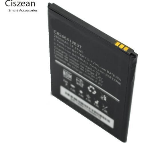 Ciszean 1x 3.7V 2800mAh Replacement Li-ion Battery C826641280T For BLU Studio G Plus S510Q S510 batteries