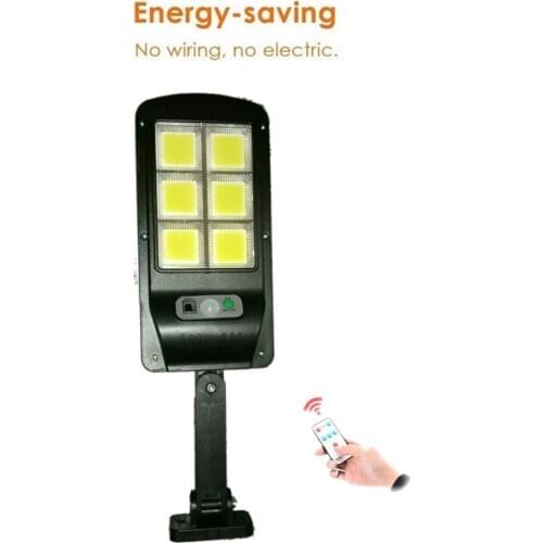 Solar light lamp floodlight reflector PIR Motion Sensor IP65 Waterproof Outdoor Garden Yard Emergency Security remote controller