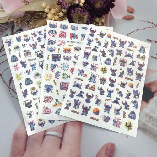 DIY 3d Fashion New Arrive Hot Selling Light Thin Traceless Nail Stickers Cartons Dry Adhesive Glue Nail Decals Women Girls Gifts