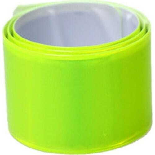 Reflective Snap Bands Reflective Slap Bracelet Reflective Wristband High Visibility Reflectors for Riding Bike MC889