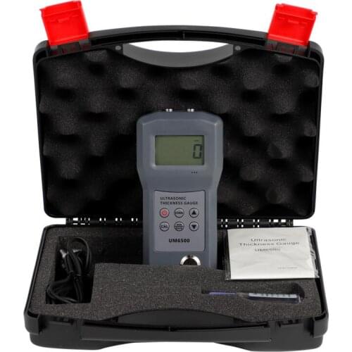 TOKY UM6500 Portable Digital Ultrasonic Thickness Gauge Meter 1.0-245mm,0.05-8inch (in Steel) 0.1mm