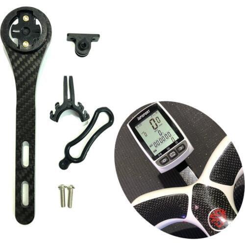 Bicycle driving computer carbon bracket for GARMIN Edge GPS for Gopro Hero camera holder carbon fiber