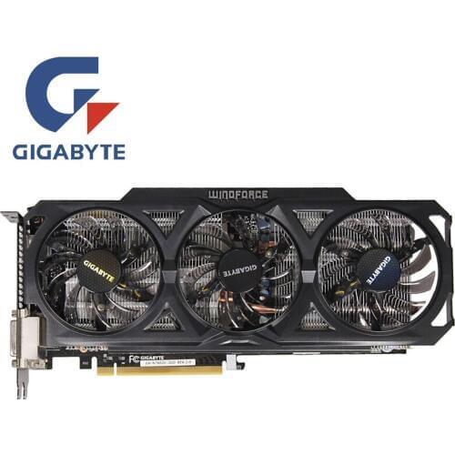 Gigabyte GTX 760 2GB Graphics Card NVIDIA GTX760 2GB Video Cards GPU Desktop PC Screen Computer Game Map 750 730 650 HDMI VGA