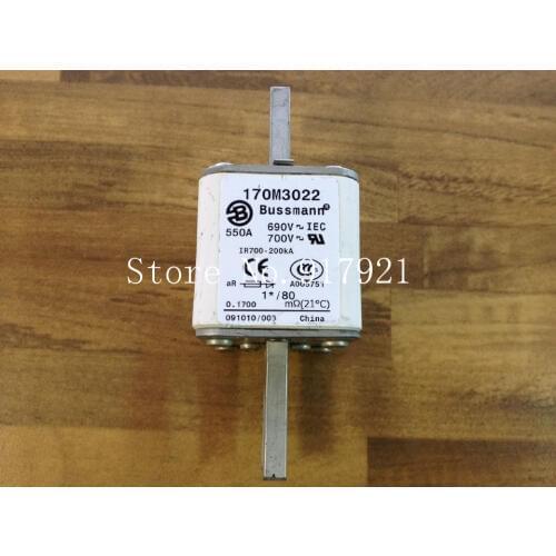 [ZOB] The United States Bussmann 170M3022 550A 690V fuse fuse original authentic