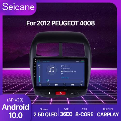Seicane 2din Android 9.0 Car Radio Stereo GPS Navigation Head Unit For CITROEN C4 2010 2011-2015 Mitsubishi ASX Peugeot 4008