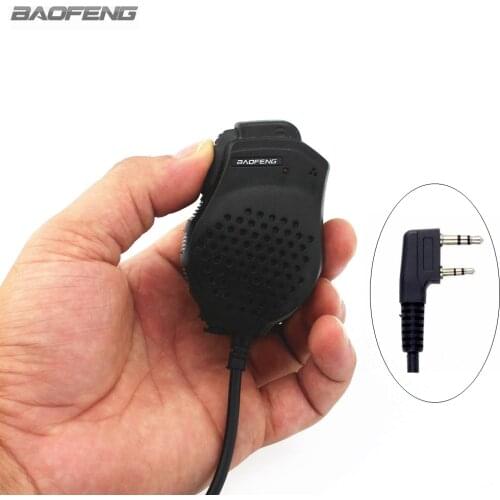 Baofeng Dual PTT Speaker Mic Microphone For Baofeng UV-82 Two Way Radio UV-82L UV-8D UV-89 UV-82HP Walkie Talkie Accessories