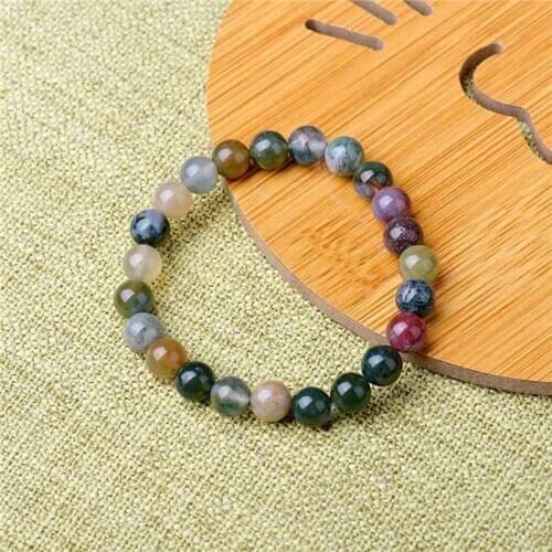 Reiki Chakra Stress Clam Crystal Healing Bracelet Charm Yoga Women Hand Chain Jewelry