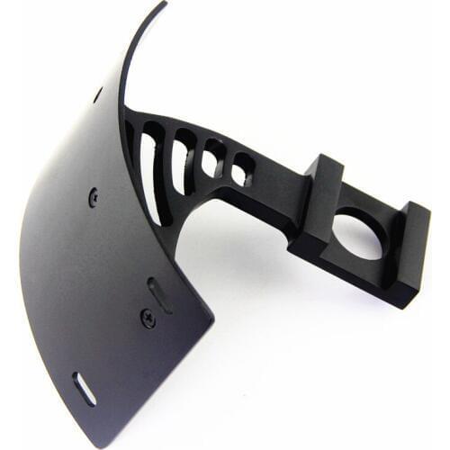 Black Curved Side Mount License Plate Bracket For Suzuki GSXR600/750 GSXR1000