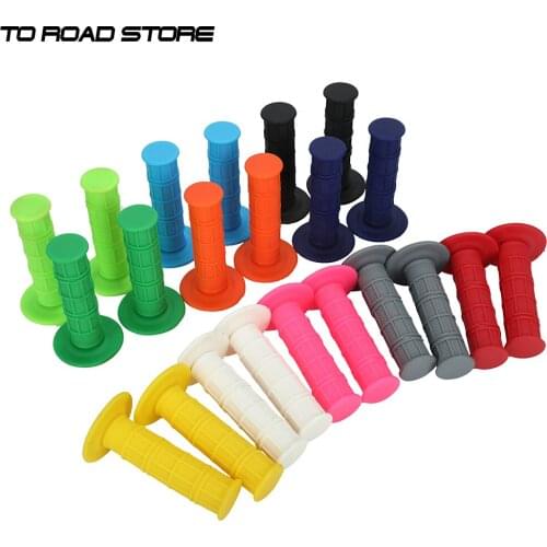 Colorful 7/8" Soft Handle Bar Rubber Gel Grip for CRF YZF RMZ KLX Motorcycle Motocross Racing ATV Dirt Bike Off Road