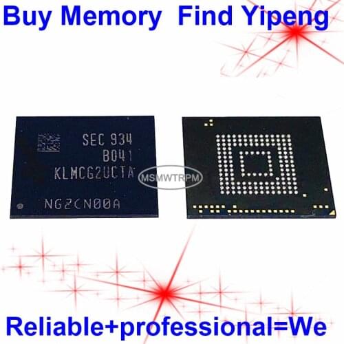 KLMCG2UCTA-B041 BGA153Ball EMMC5.1 5.1 64GB Mobilephone Memory New original and Second-hand Soldered Balls Tested OK