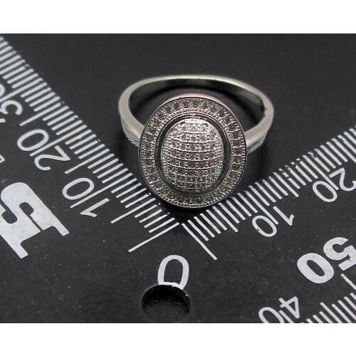 Hermosa Grace Oval Design Ring For Women Size 8 Anniversary Rings Fashion Girls Gift Elegant Ladies Jewelry