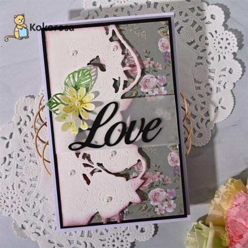 Kokorosa Roses Border Cutting Dies Metal Dies Scrapbooking Album Card Making Embossing Stencil Diecuts New 2021