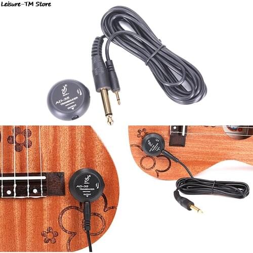 Mini Sound Pick-up Amplifier Transducer Stick Pickup for Acoustic Guitar ukulele Violin