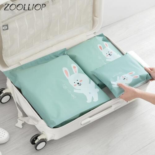 Fashion Travel Pouch Portable Storage Bag Cartoon Waterproof Shoes Clothing Bag Closet Underwear Shoes Sorting Bag Drop Shipping