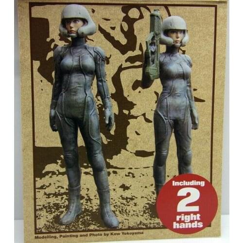 1/20 Resin kit Figure GK Lieutenant Hanna Ma.k Japanese mechanic Movie role theme Uncoated No colour