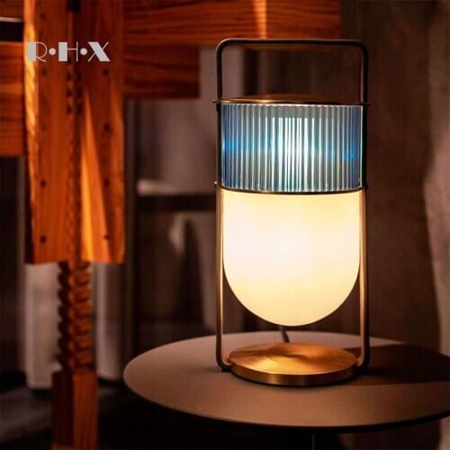 Desk Lamp Bedroom Bedside Lamp Post Modern Light Luxurious Originality A Living Room Study Model House Personality Desk Lamp
